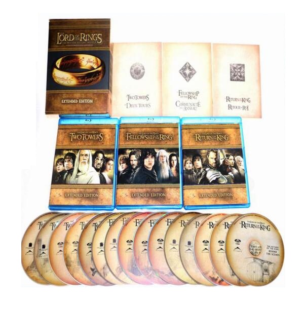 the lord of the rings trilogy extended edition blu ray second release